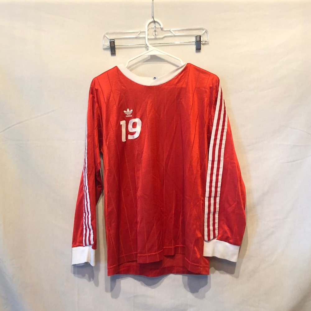 Vintage Adidas Long Sleeve Soccer Jersey